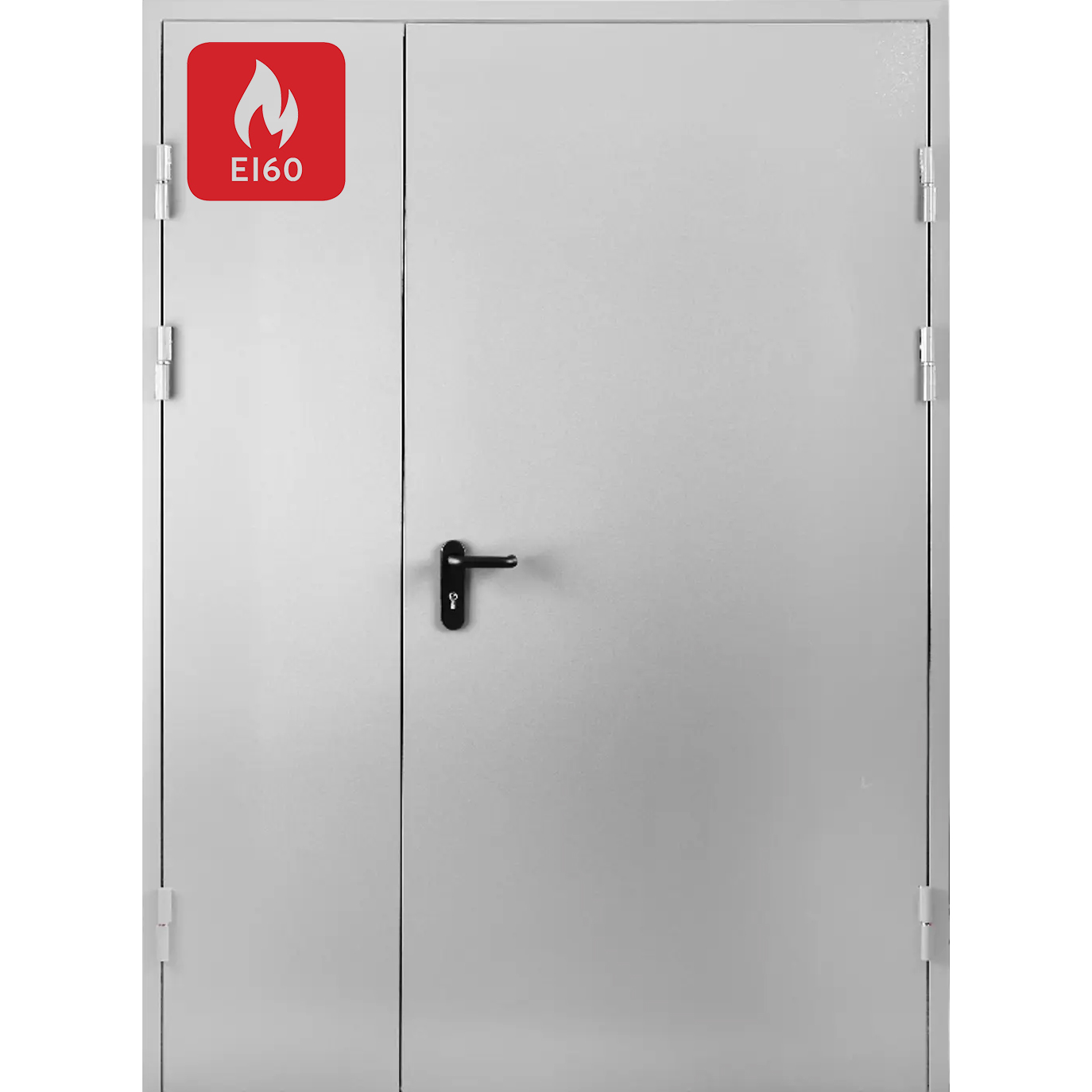 Двустворчатая противопожарная дверь EI-60